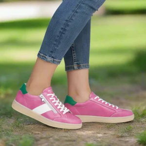 REMONTE D2C02 Pink or Baby Blue Leather Sneakers