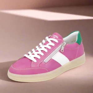 REMONTE D2C02 Pink or Baby Blue Leather Sneakers