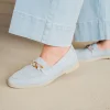 REMONTE D2F00 Nubuck Loafers in Powder Blue or Beige