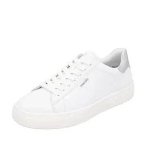 Remonte D2J00 White Leather Comfort Sneakers