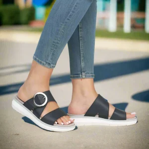 REMONTE D2K51 Adjustable Navy Slide Sandal