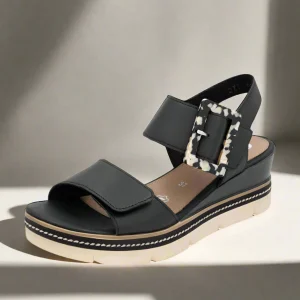 REMONTE D2L53 Platform Wedge Travel Sandal