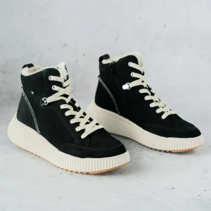 Revolution - W1771 - Black & Green Suede
