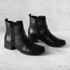 Rieker - 78657-00 Low Heel Ankle Boot