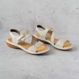Rieker - 659C7-81 - White Crackle Print