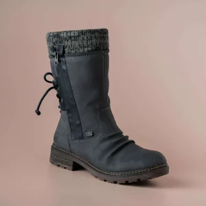 RIEKER - Z4756-45 - Grey Mid-Calk Waterproof Boot