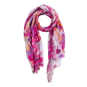 Saachi - SPLATTER SCARF -Pink Multi