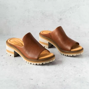 Salvia - Harper Slide Platform Heel Sandal