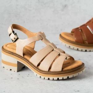 Salvia - Heston Platform Heel Fisherman's Sandal