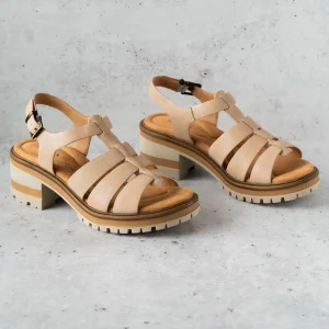 Salvia - Heston Platform Heel Fisherman's Sandal