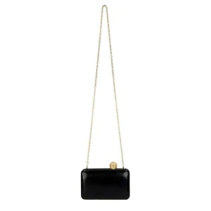SONDRA ROBERTS - Box Clutch w Asymmetric Ball