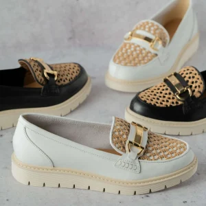 THE FLEXX - MAILA - White/Cuoio