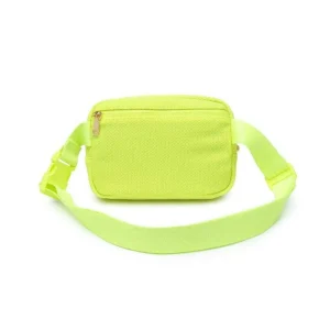 URBAN EXPRESSIONS - Felix Mesh Neoprene Bag - Neon Yellow