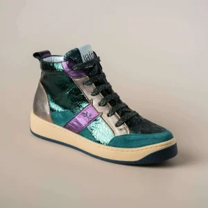 VADDIA - FELIX Green High Top Sneaker