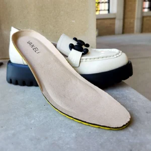 Vaneli - Zeva White Patent Leather Platform Loafer