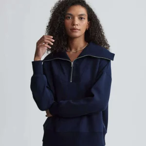 VARLEY - CATHERINE 1/2 ZIP - Navy